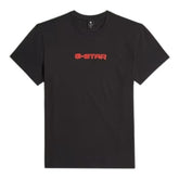 G-Star Short Sleeve Gel Print Crew Neckline T-shirt - Black